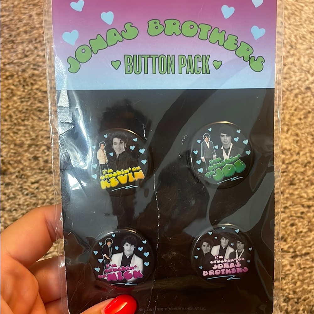 Jonas Brothers Button Pack